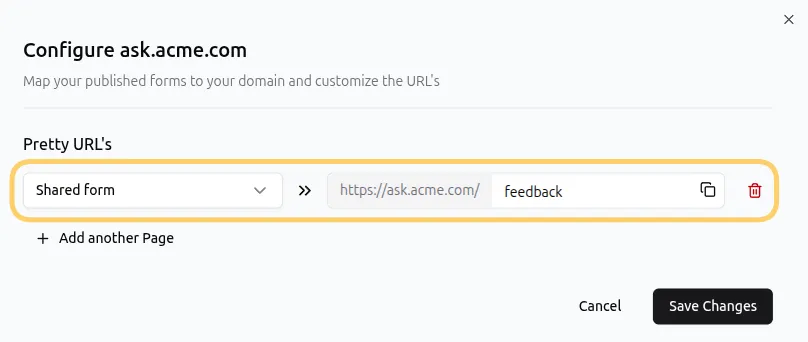 Configure domain