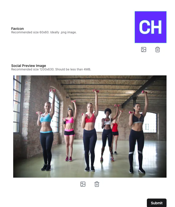 Uploaded image preview