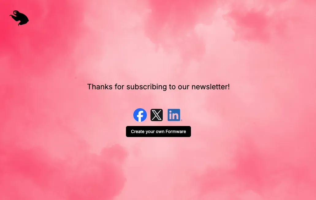 Your logo on Formware