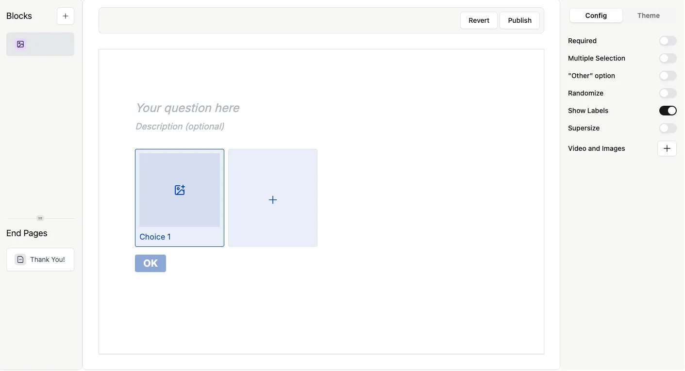 Picture Choice question