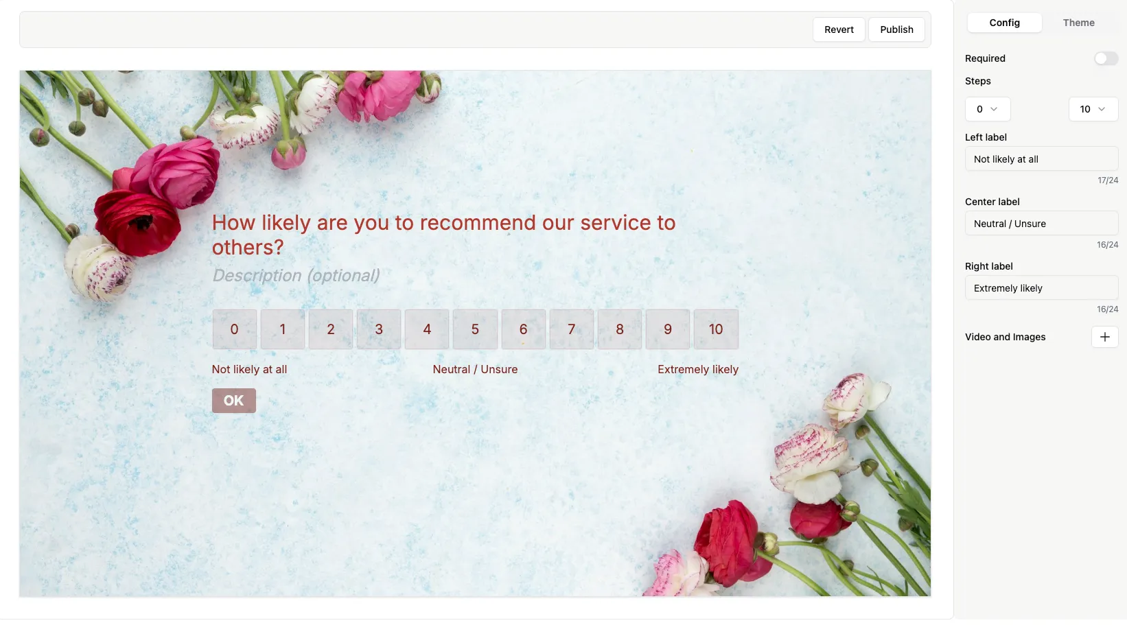 Opinion Scale question